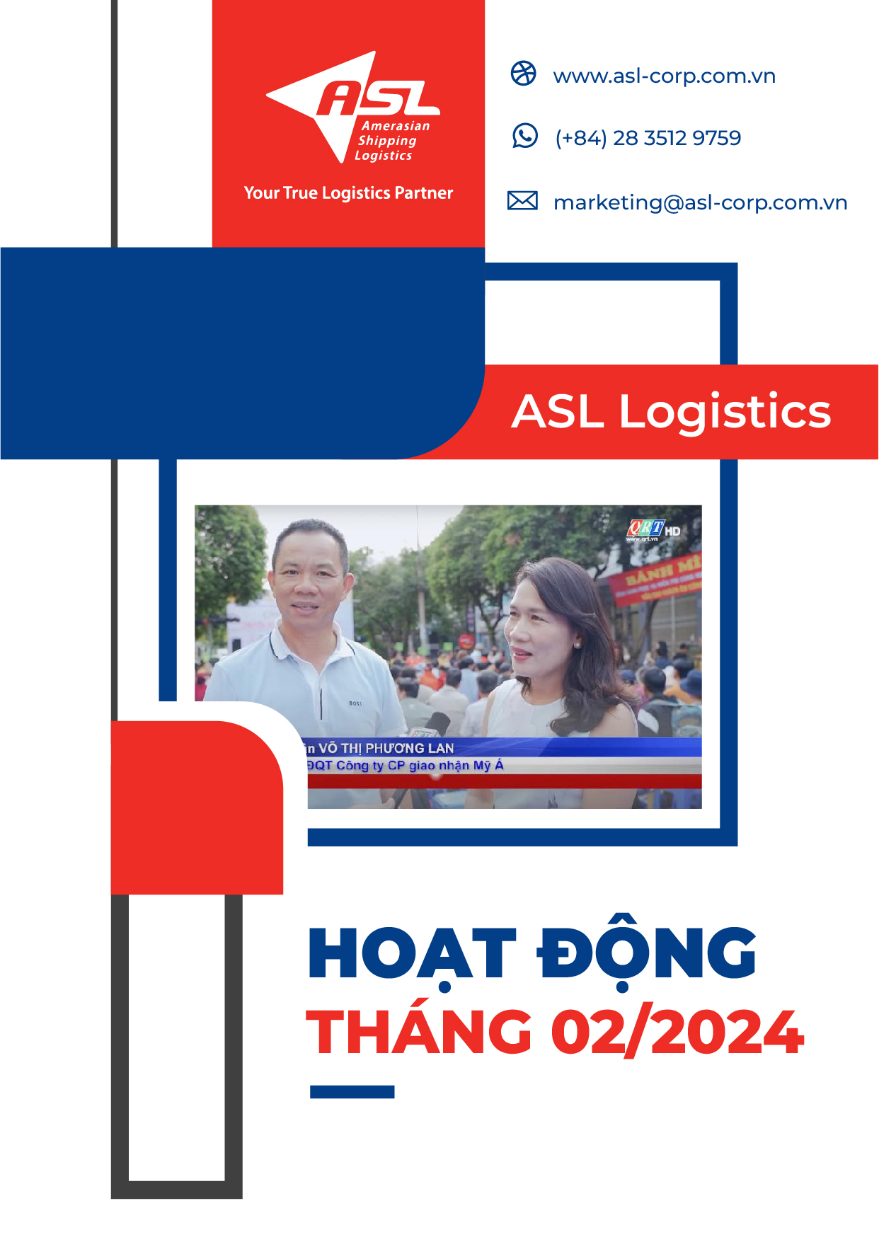 TỔNG KẾT CÁC HOẠT ĐỘNG TIÊU BIỂU TRONG THÁNG 02/2024 - ASL LOGISTICS	